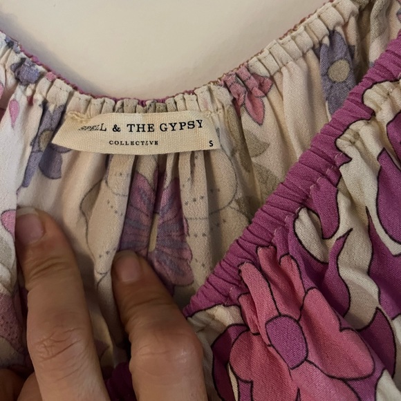 Spell Buttercup Cropped Peasant Top - Picture 5 of 8